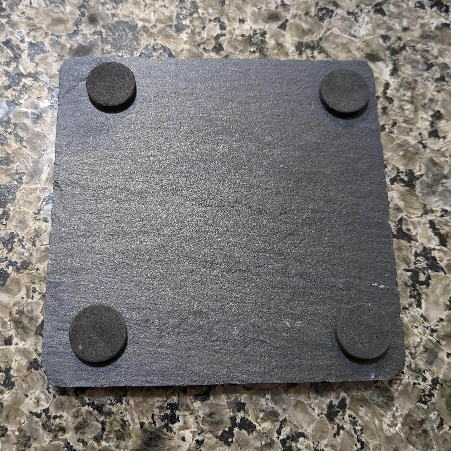 "Classic Elegance" Slate Coasters with Laser-Etched 1968 Pontiac Firebird Front Design - Protect Your Surfaces in Style! Coasters
