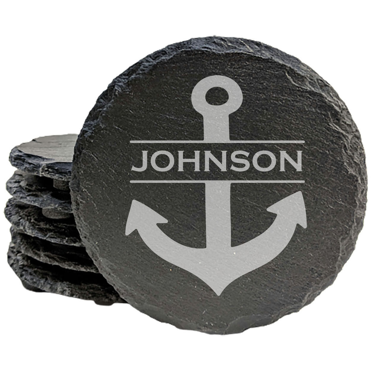 Anchor Your Style: Personalized Slate Coasters for Any Drink