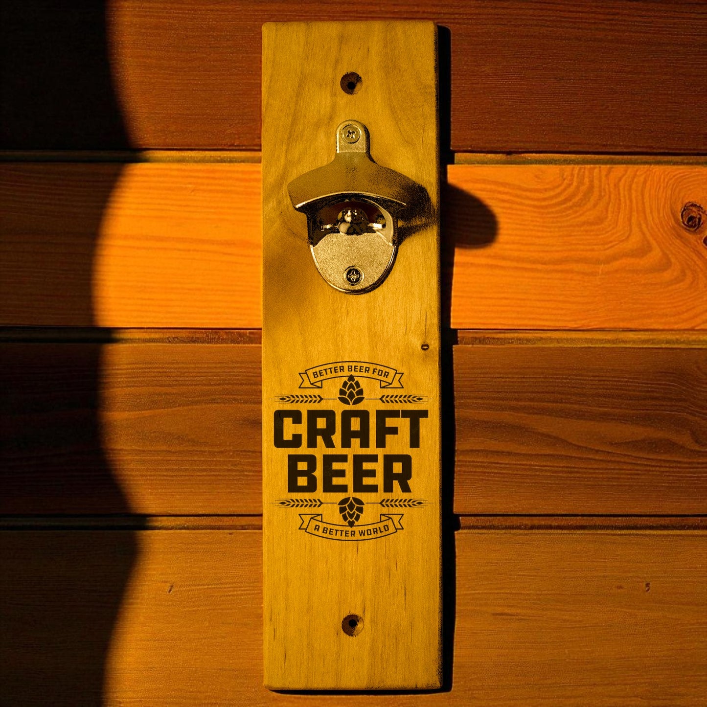 Craft Beer Wall Mount Bottle Opener