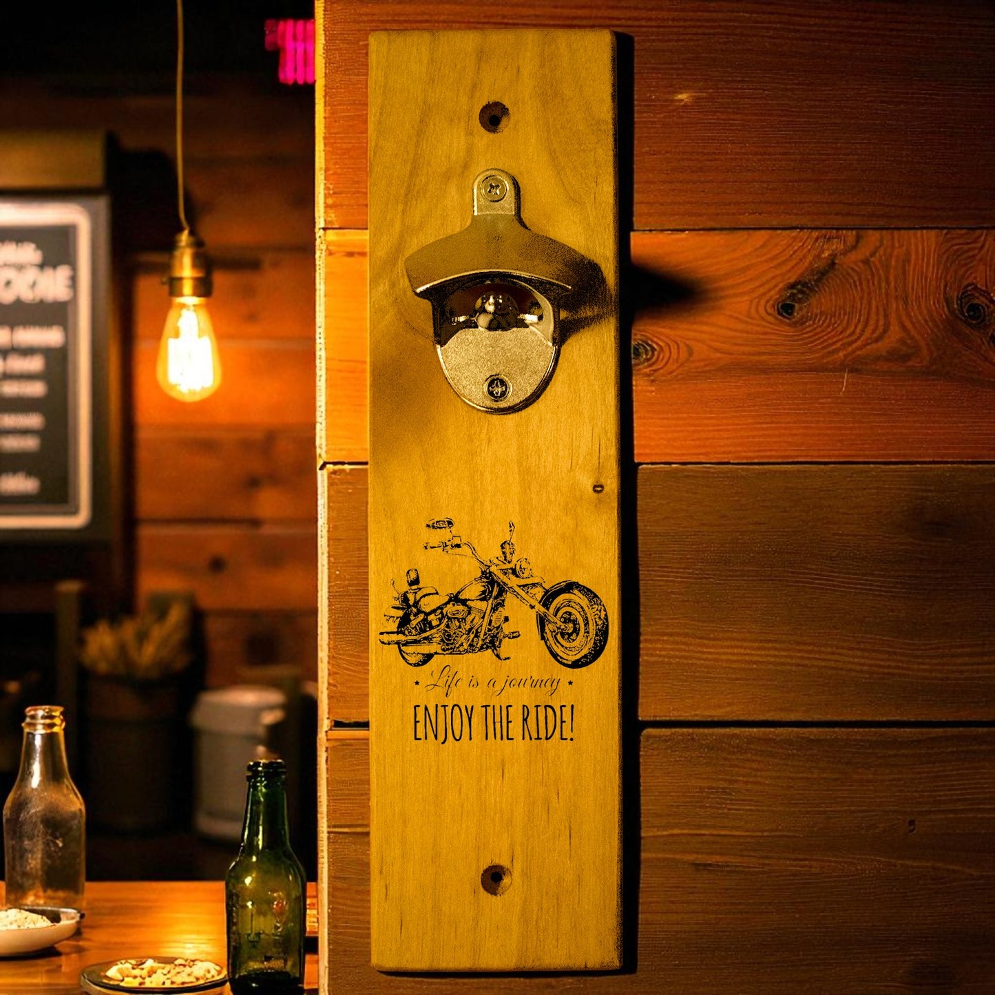 Life is a Journey Wall Mount Bottle Opener