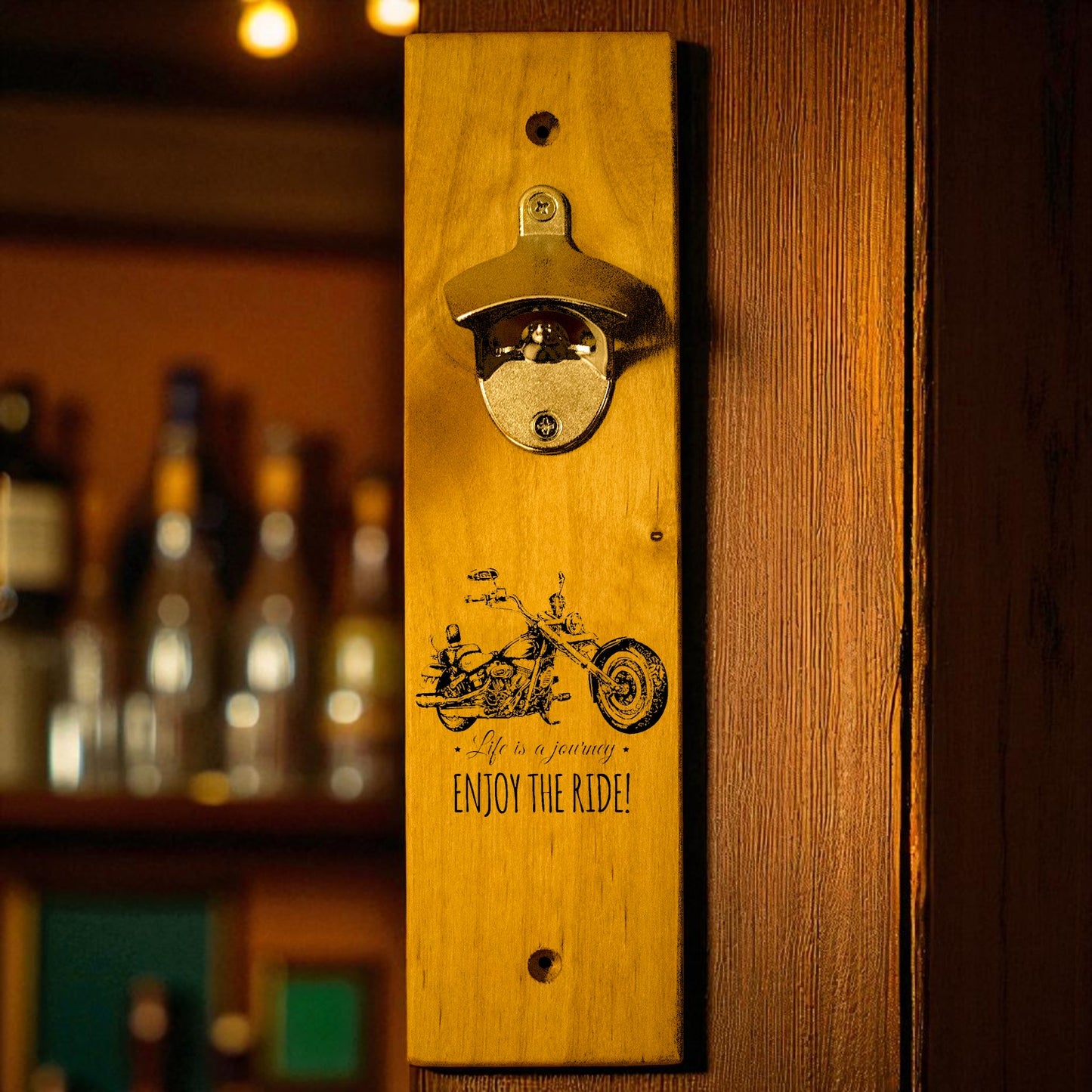 Life is a Journey Wall Mount Bottle Opener
