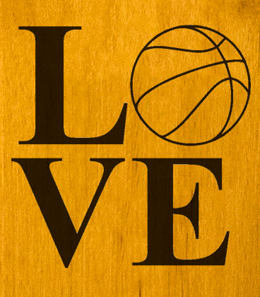 Love Basketball Wall Mount Bottle Opener