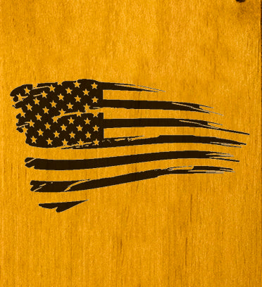 Tattered Flag Wall Mount Bottle Opener