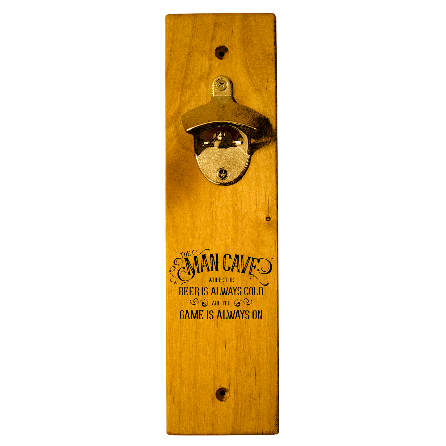 Man Cave Wall Mount Bottle Opener