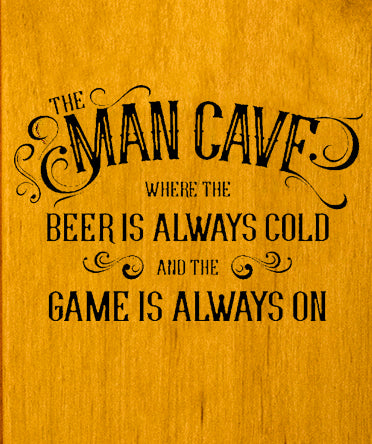 Man Cave Wall Mount Bottle Opener