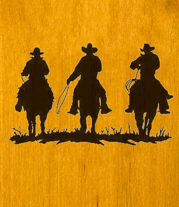 Three Cowboys Wall Mount Bottle Opener