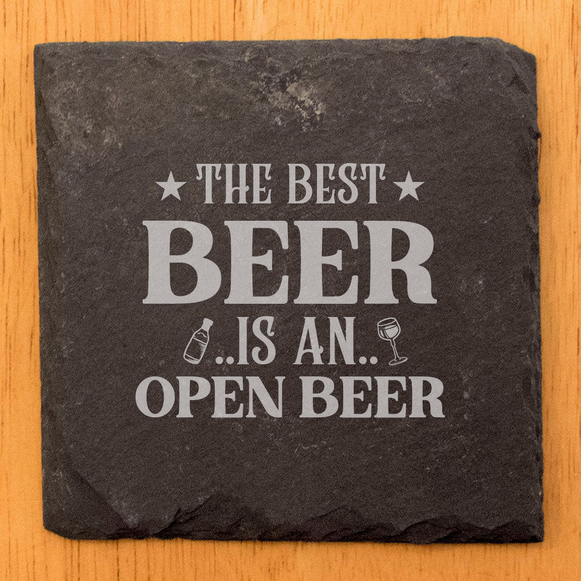 Cheers to Cold Ones! The Perfect Beer Is an Open Beer Slate Coasters