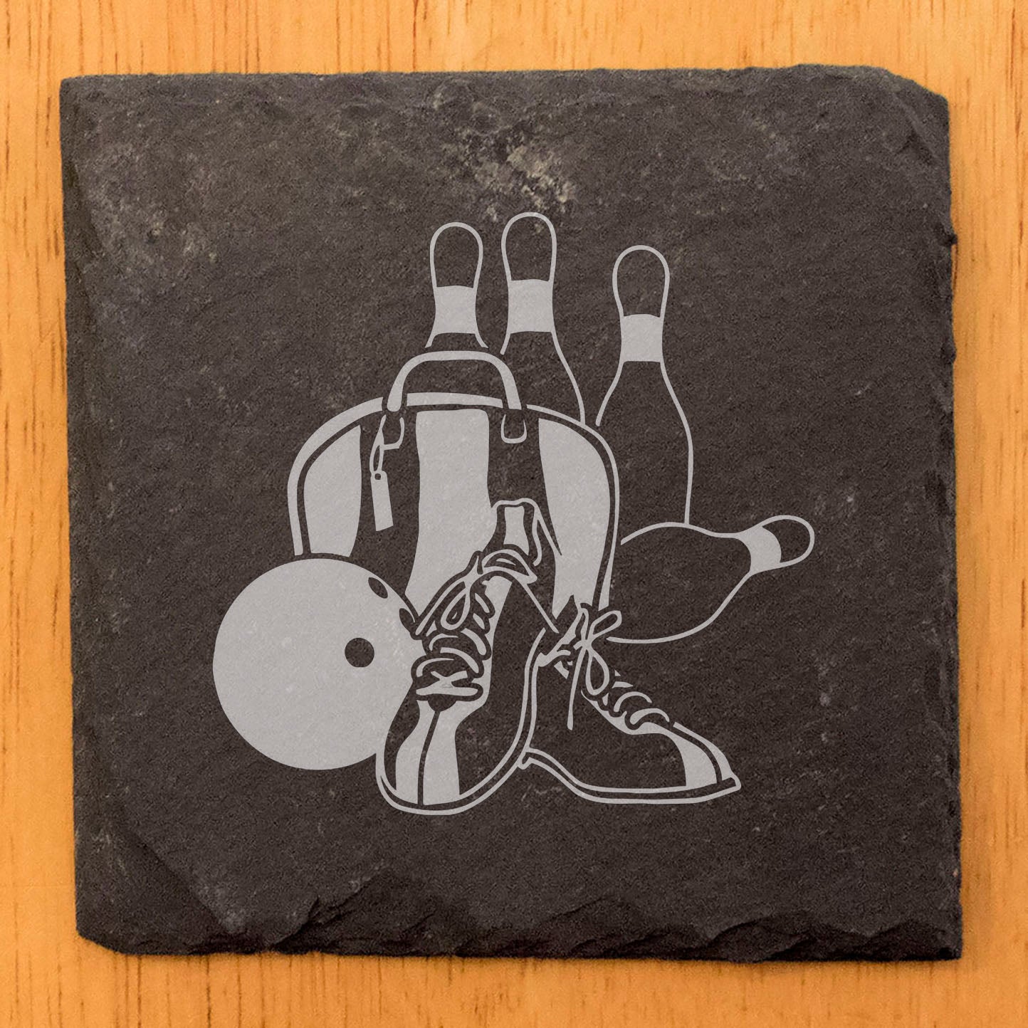 Score a Strike with Your Decor: Conversation-Starting Laser-Etched Bowling Coasters