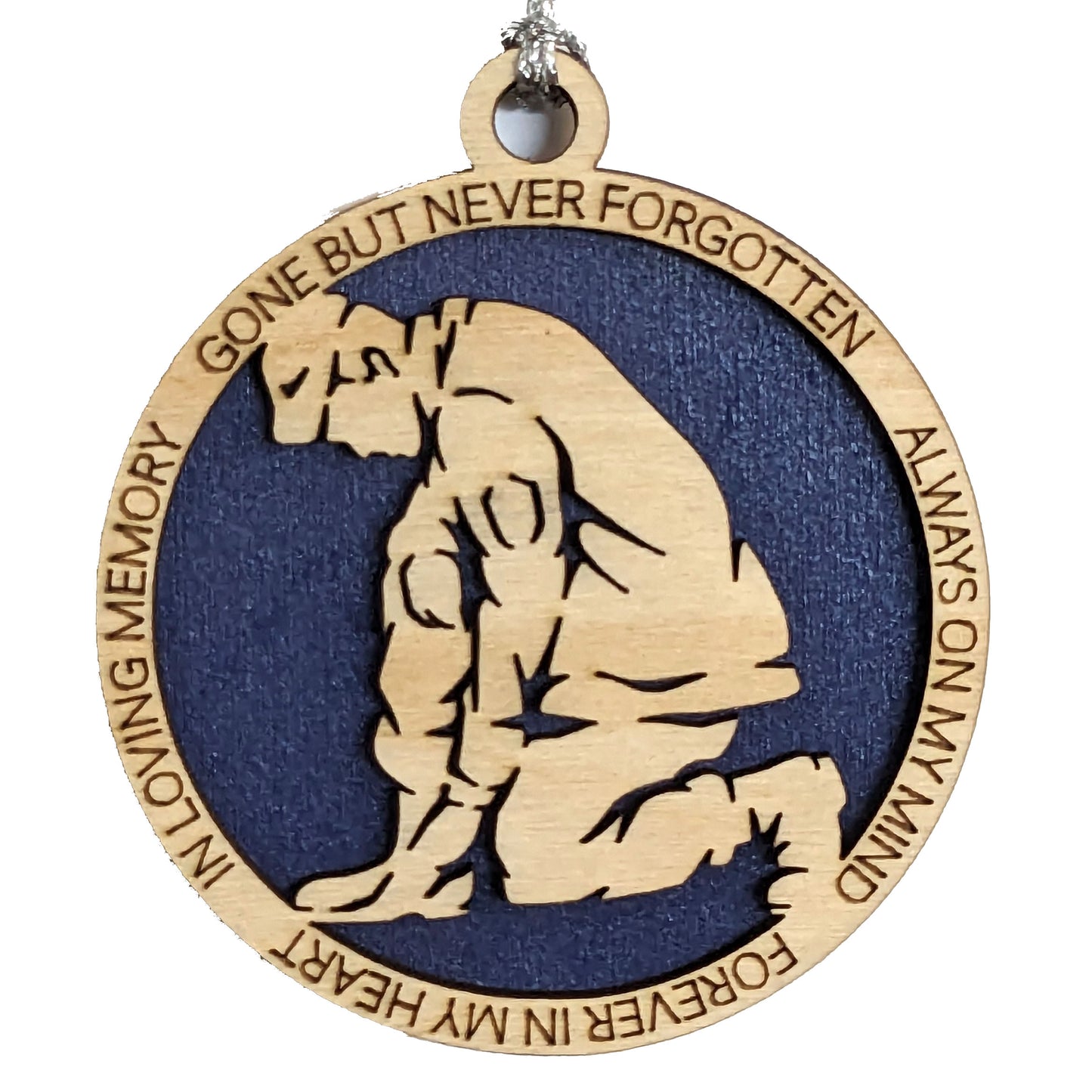 Honor a Navy Sailor - 3" Wooden Christmas Ornament - Laser Cut Memorial Tribute - USA Made
