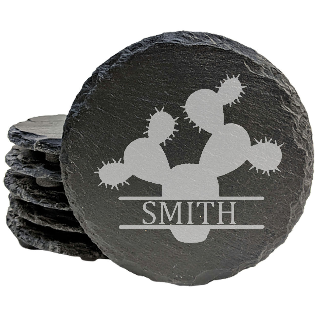 Show Your Spines: Monogrammed Cactus Coasters for Cactus Lovers