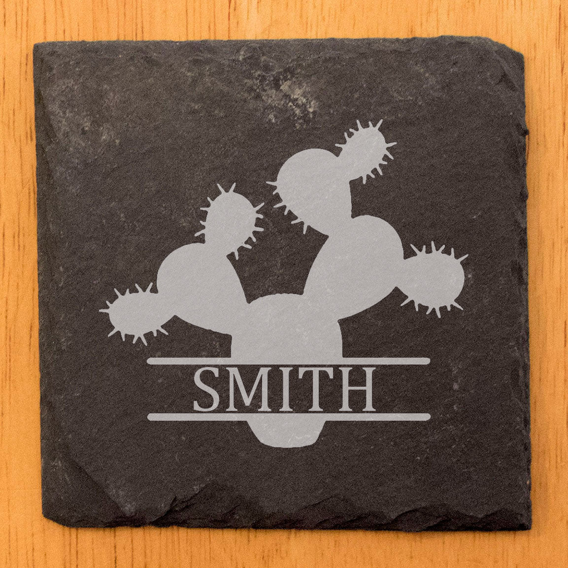 Show Your Spines: Monogrammed Cactus Coasters for Cactus Lovers