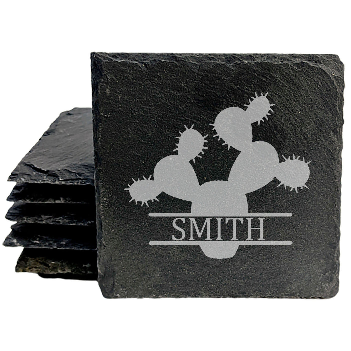 Show Your Spines: Monogrammed Cactus Coasters for Cactus Lovers