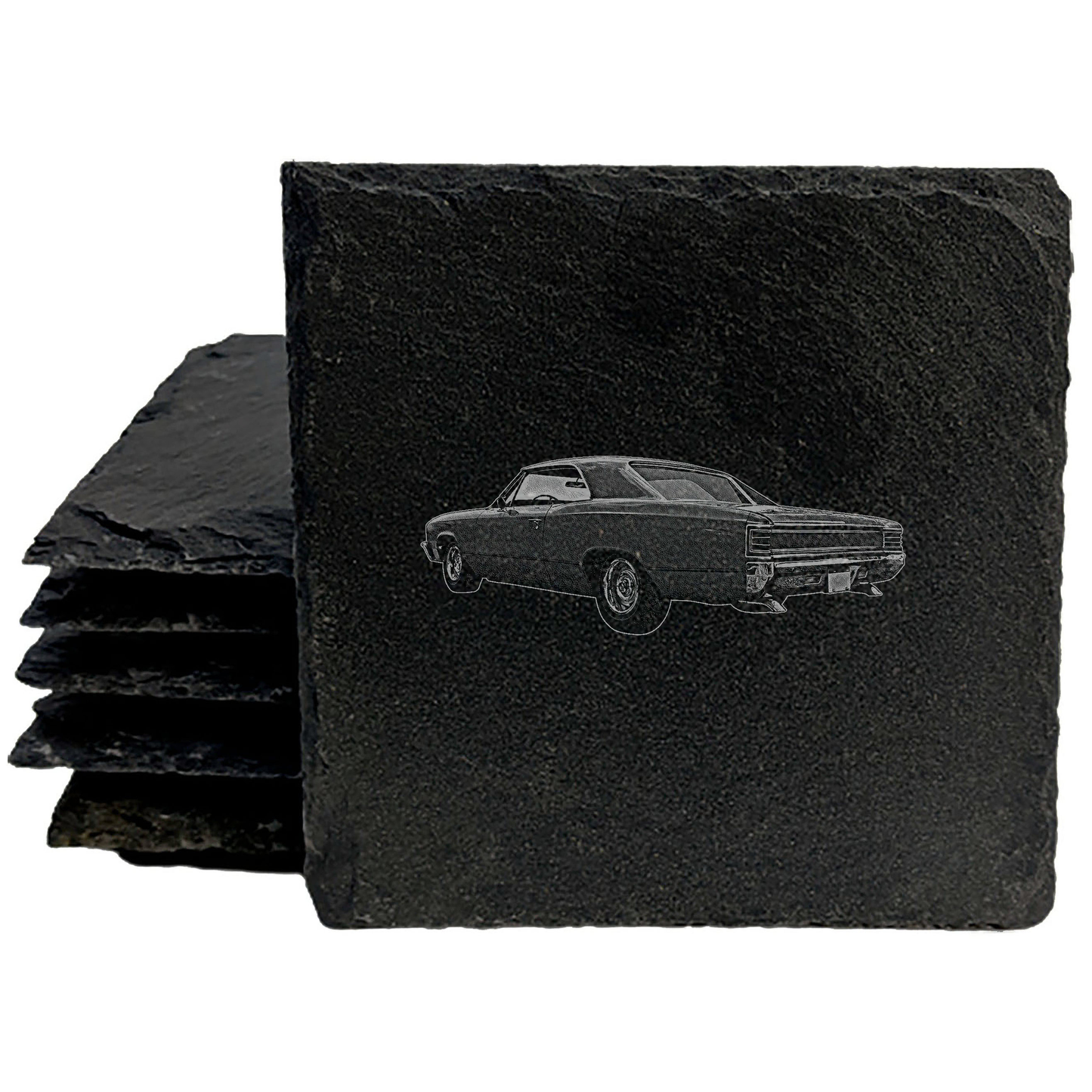 Classic Muscle on Your Table: 1967 Chevelle Coasters for Car Fans