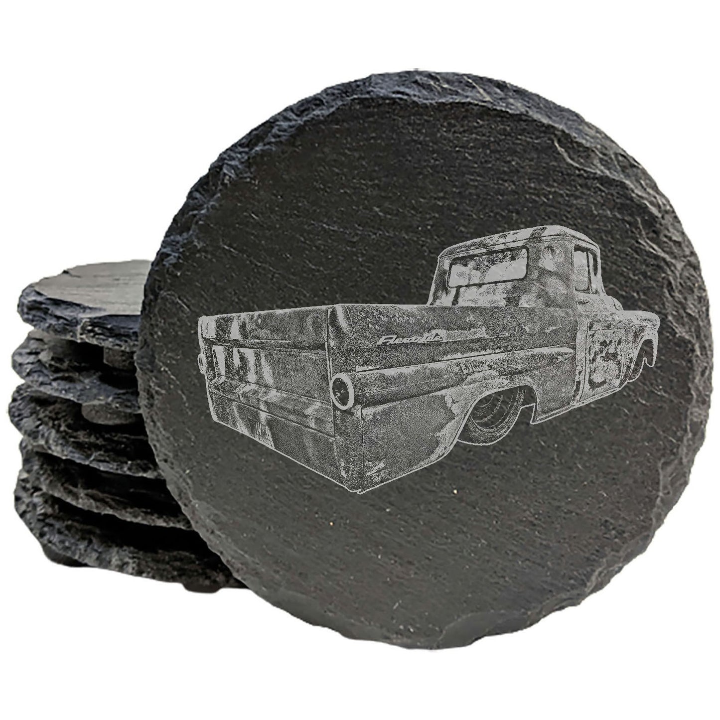 Fire Up Your Style: 1958 Chevy Fleetside Truck Coasters for Classic Car Fans