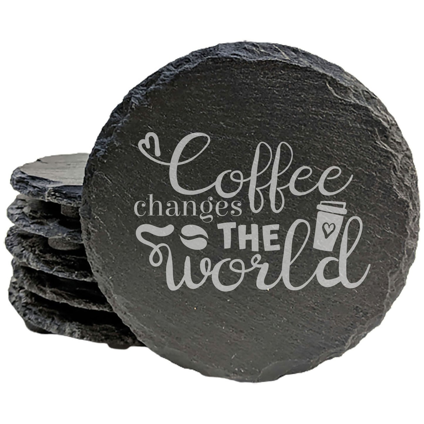 Coffee Changes The World Coasters