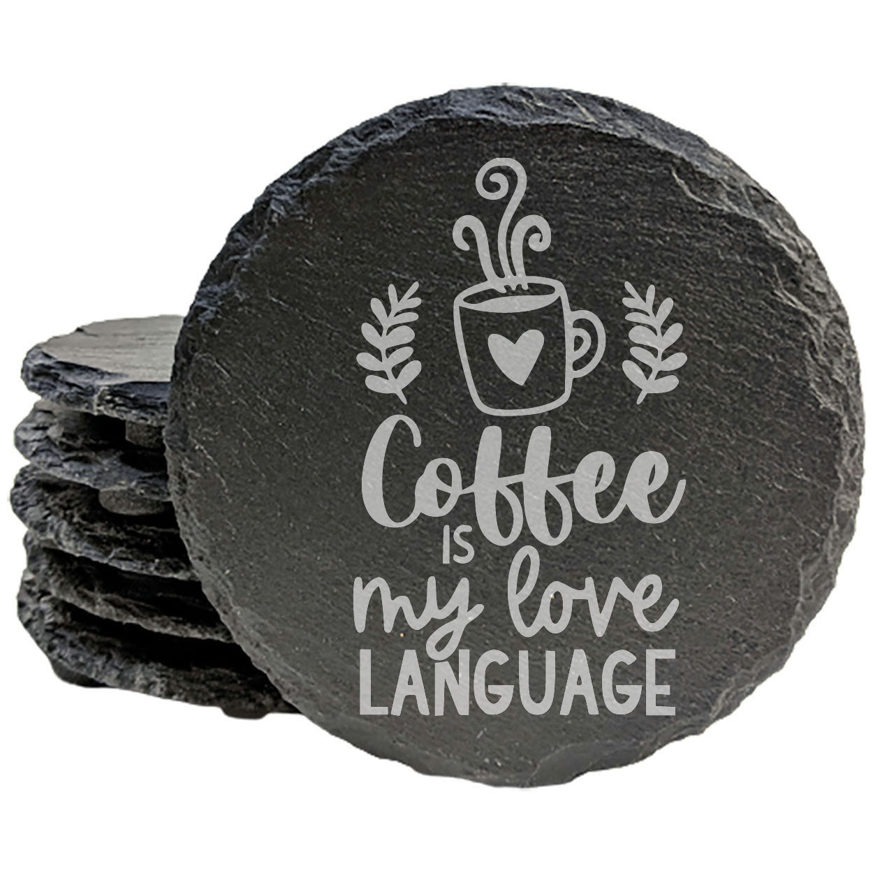 Coffee Is My Love Language Coasters