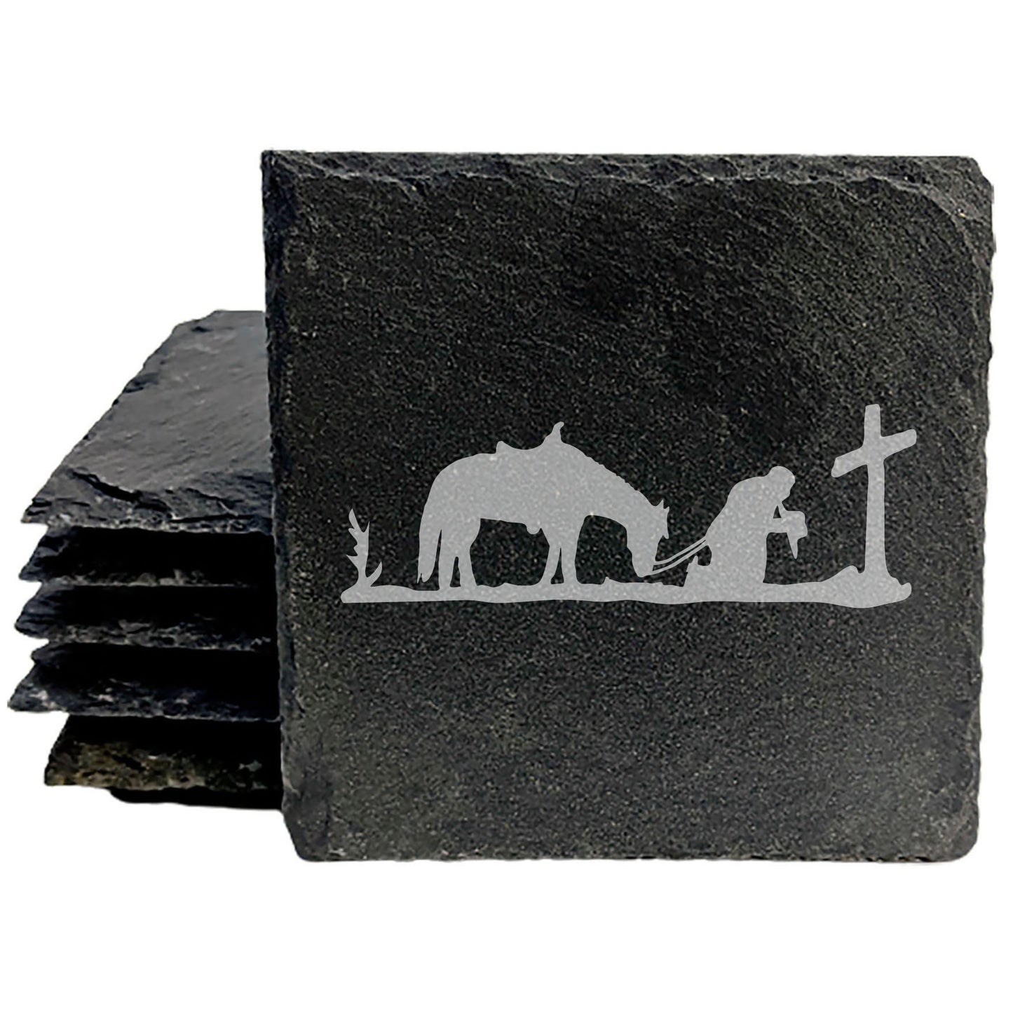 For God & Country: Celebrate Faith with Cowboy & Cross Coasters