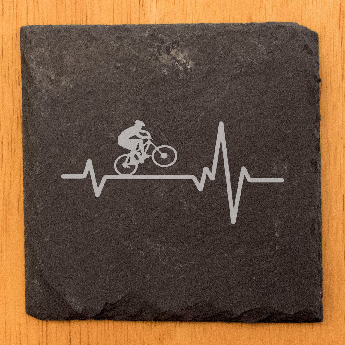 Show You Care with a Unique Gift: Cyclist & Heartbeat Coasters for Any Occasion