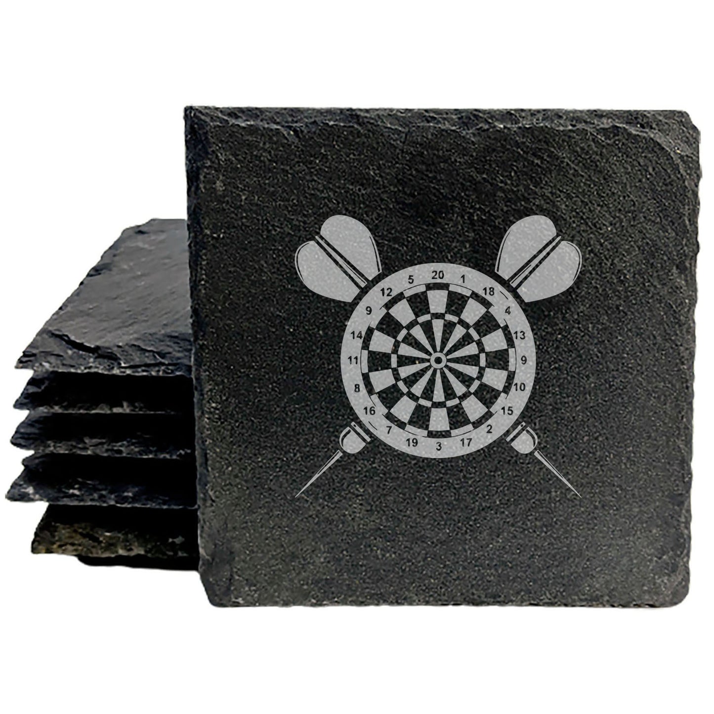 Game On! Elevate Your Entertaining with Unique Dartboard Slate Coasters