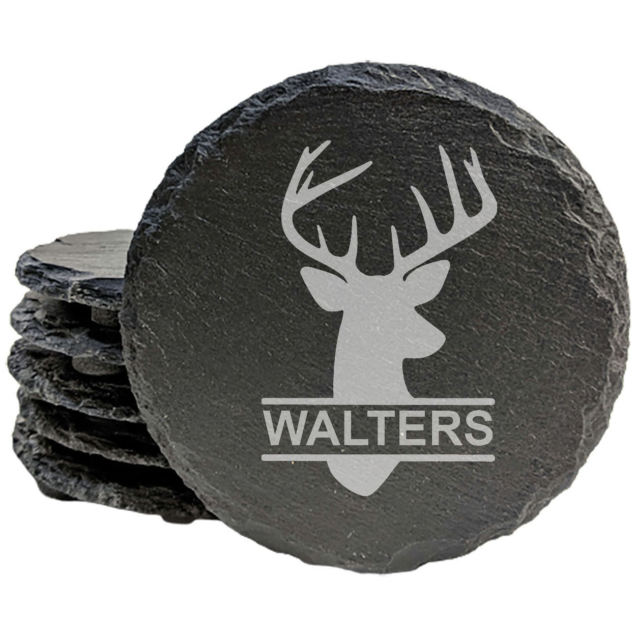 Perfectly Rugged: Personalized Deer Coasters for Nature Lovers