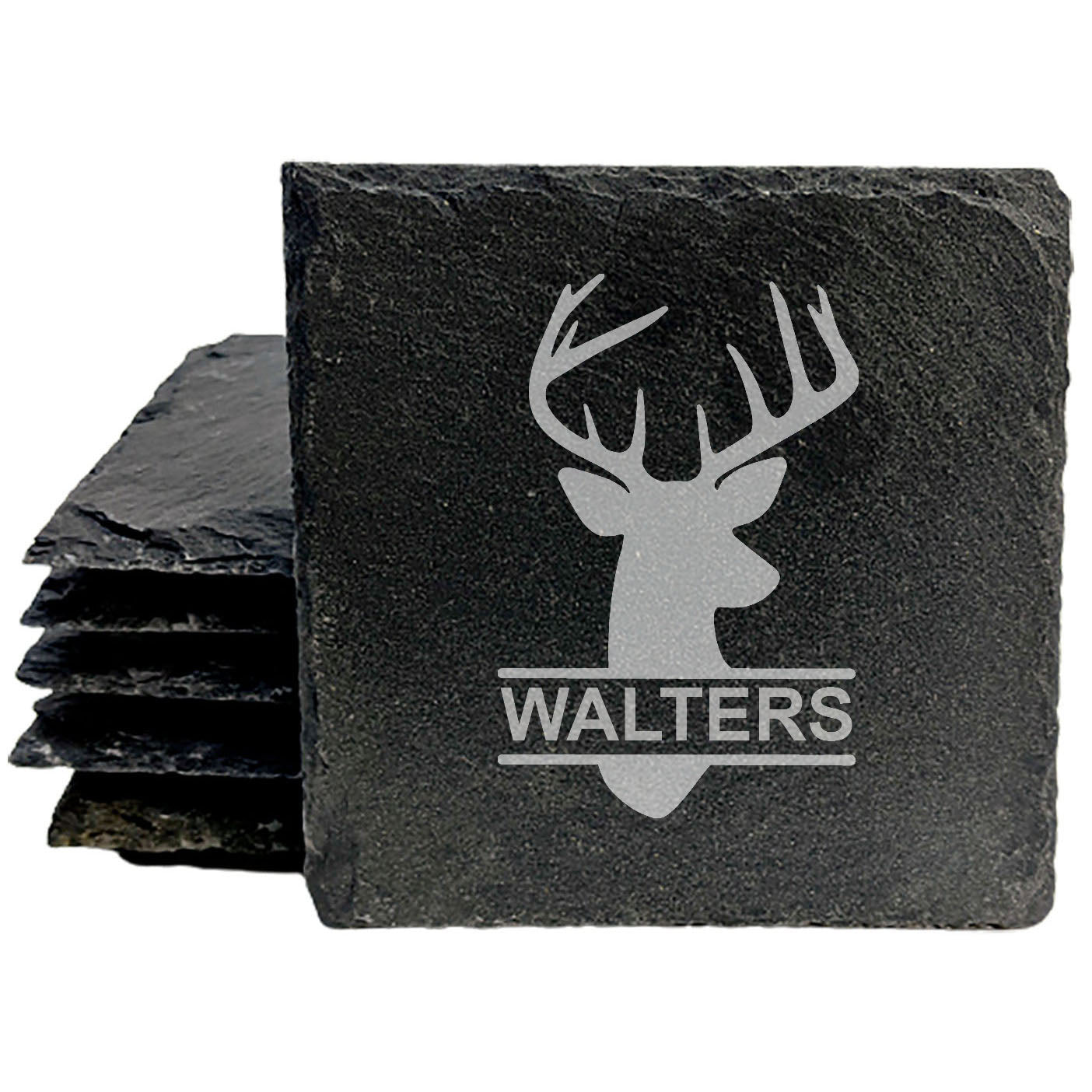 Perfectly Rugged: Personalized Deer Coasters for Nature Lovers