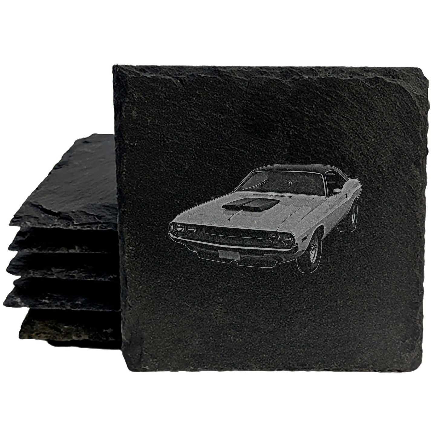 1970 Dodge Challenger Coasters: 4 Iconic Images in Every Set