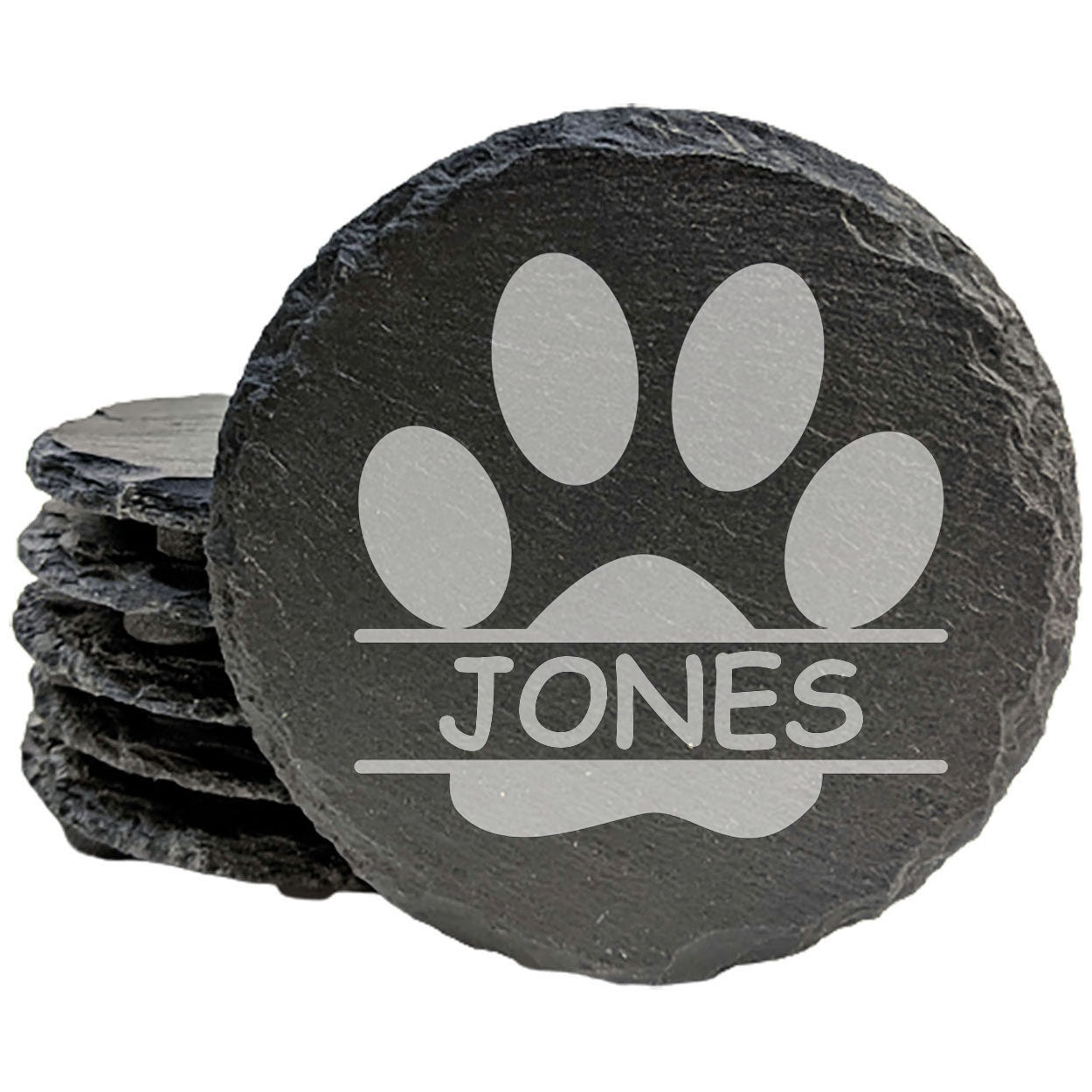 Put a Paw Print on Your Heart: Personalized Paw Print Coasters
