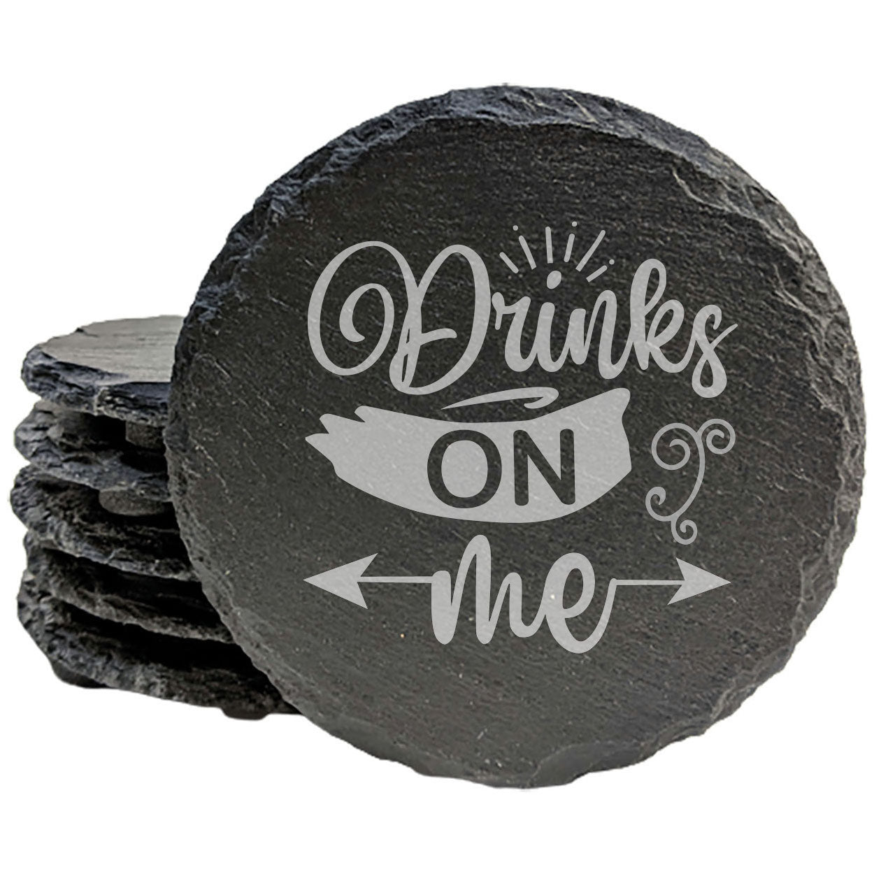 The Perfect Gag Gift: Hilarious "Drinks on Me" Coasters for Any Occasion