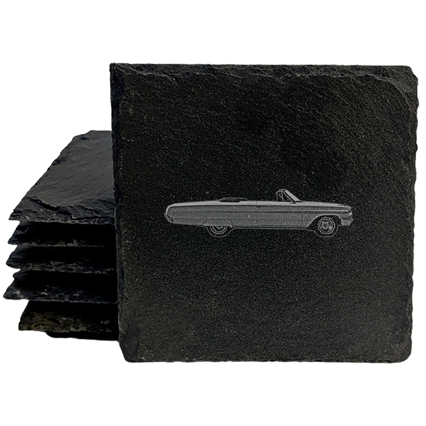 1964 Ford Galaxie 500: Classic Car Coasters with Space-Age Style