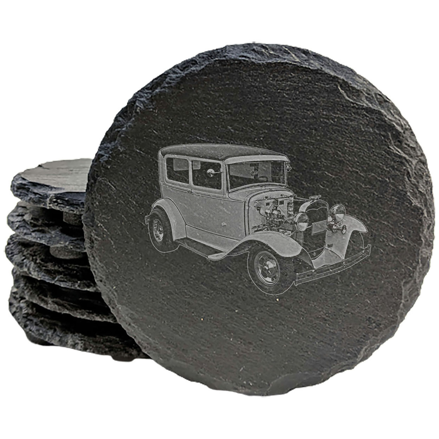 1931 Ford Model A Hot Rod Coasters: Rev Up Your Coffee Table