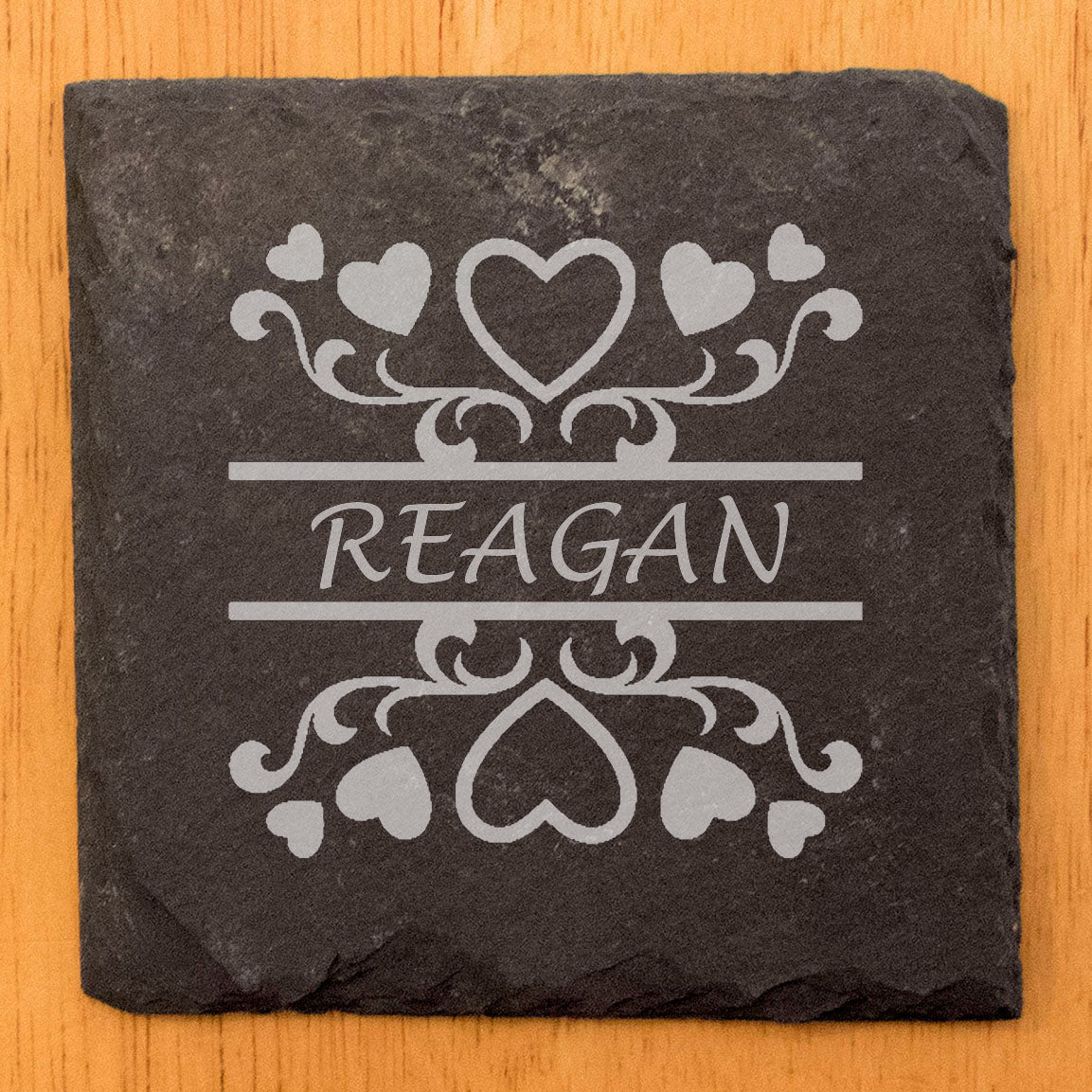 For You & Yours: Personalized Heart Coasters for Any Occasion