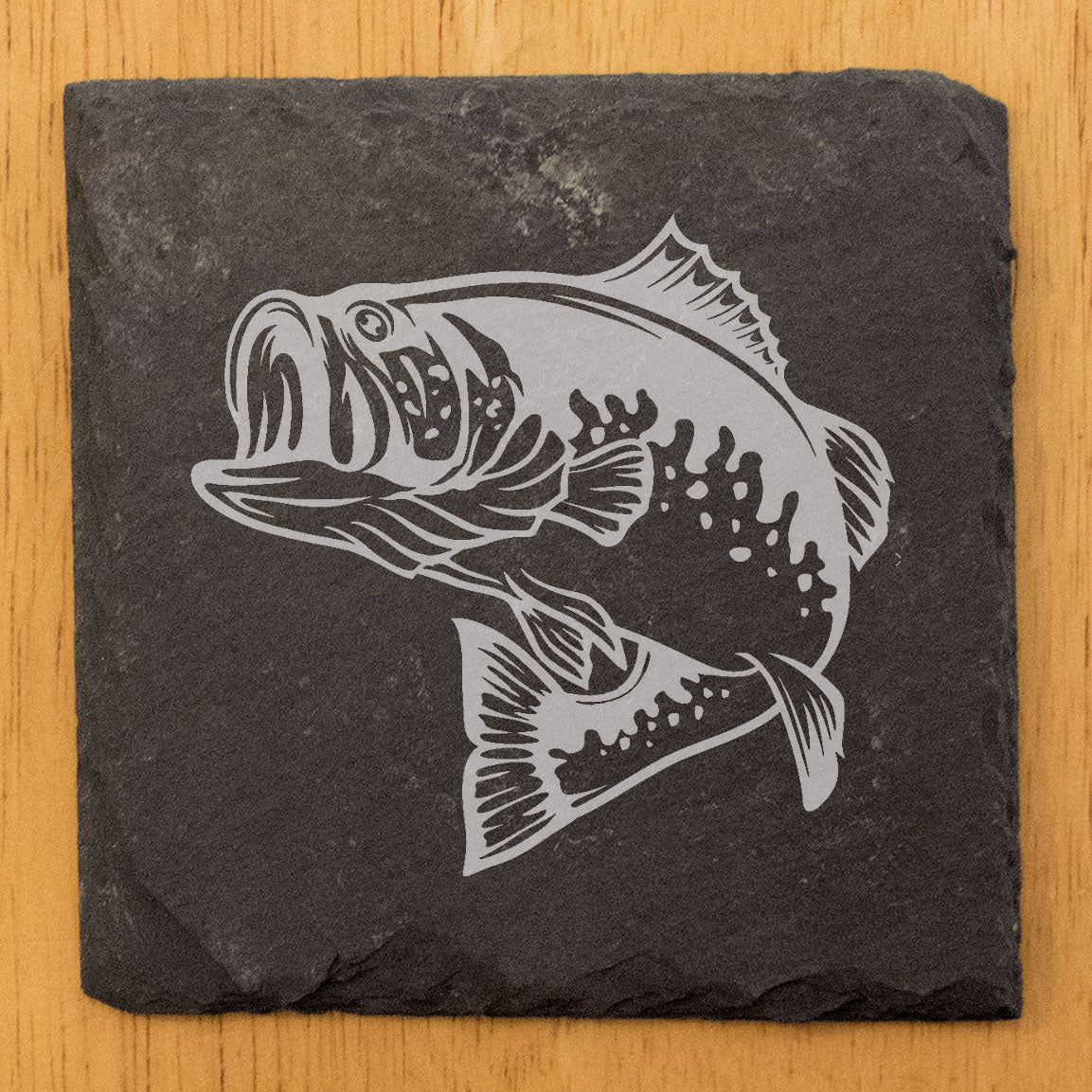 Reel in the Fun: Fishing Bass Coasters for the Lake House