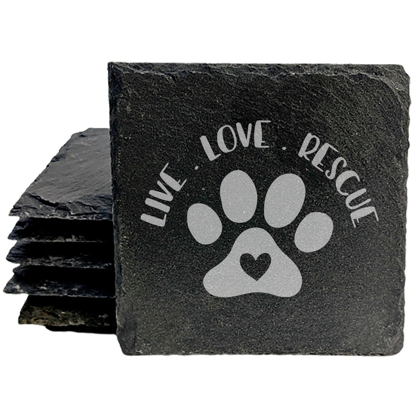 Spreading Pawsitivity: Live Love Rescue Coasters