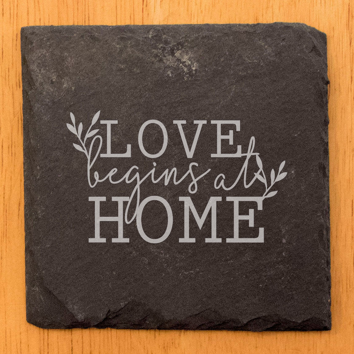 A Touch of Home: Love Begins Here Coasters