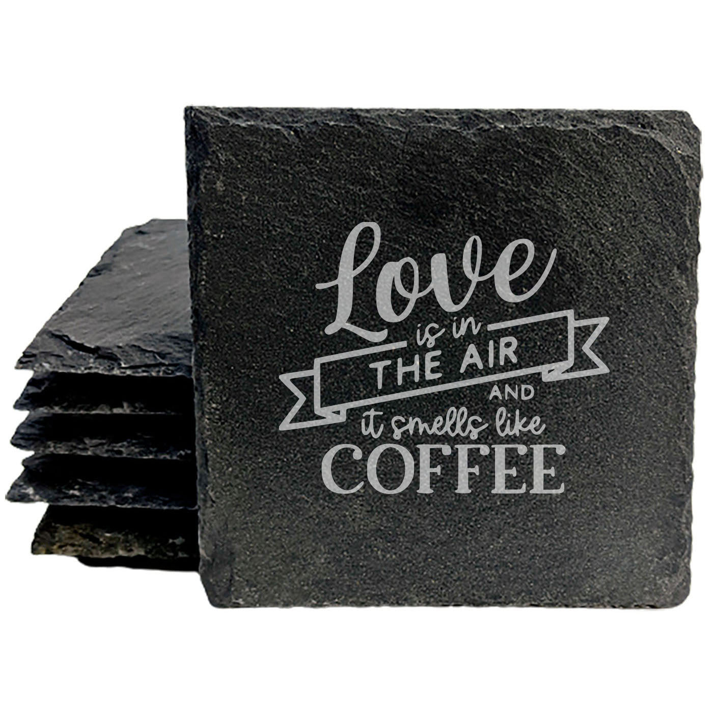 The Scent of Love: Coffee Coasters with a Fun Twist