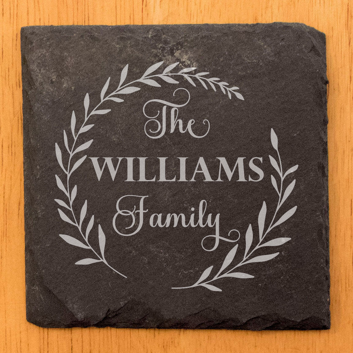 Personalized Monogram Coasters, Natural Slate Stone Coaster Set, Birthday, Wedding Or Anniversary Gift, Customized Rustic Coasters, Drink Coasters