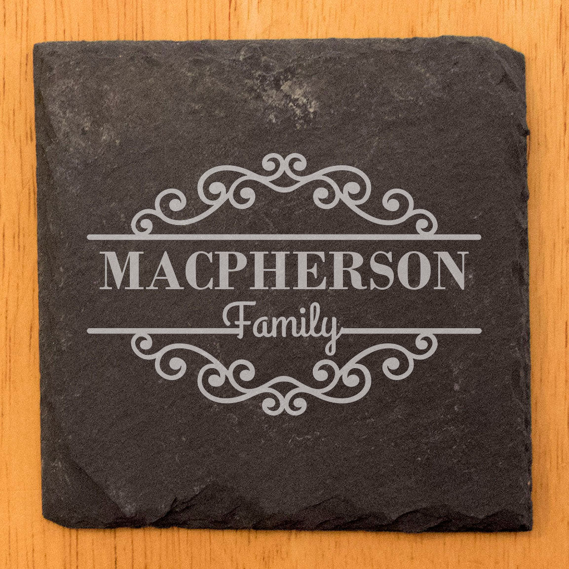 Personalized Monogram Coasters, Natural Slate Stone Coaster Set, Birthday, Wedding Or Anniversary Gift, Customized Rustic Coasters, Drink Coasters