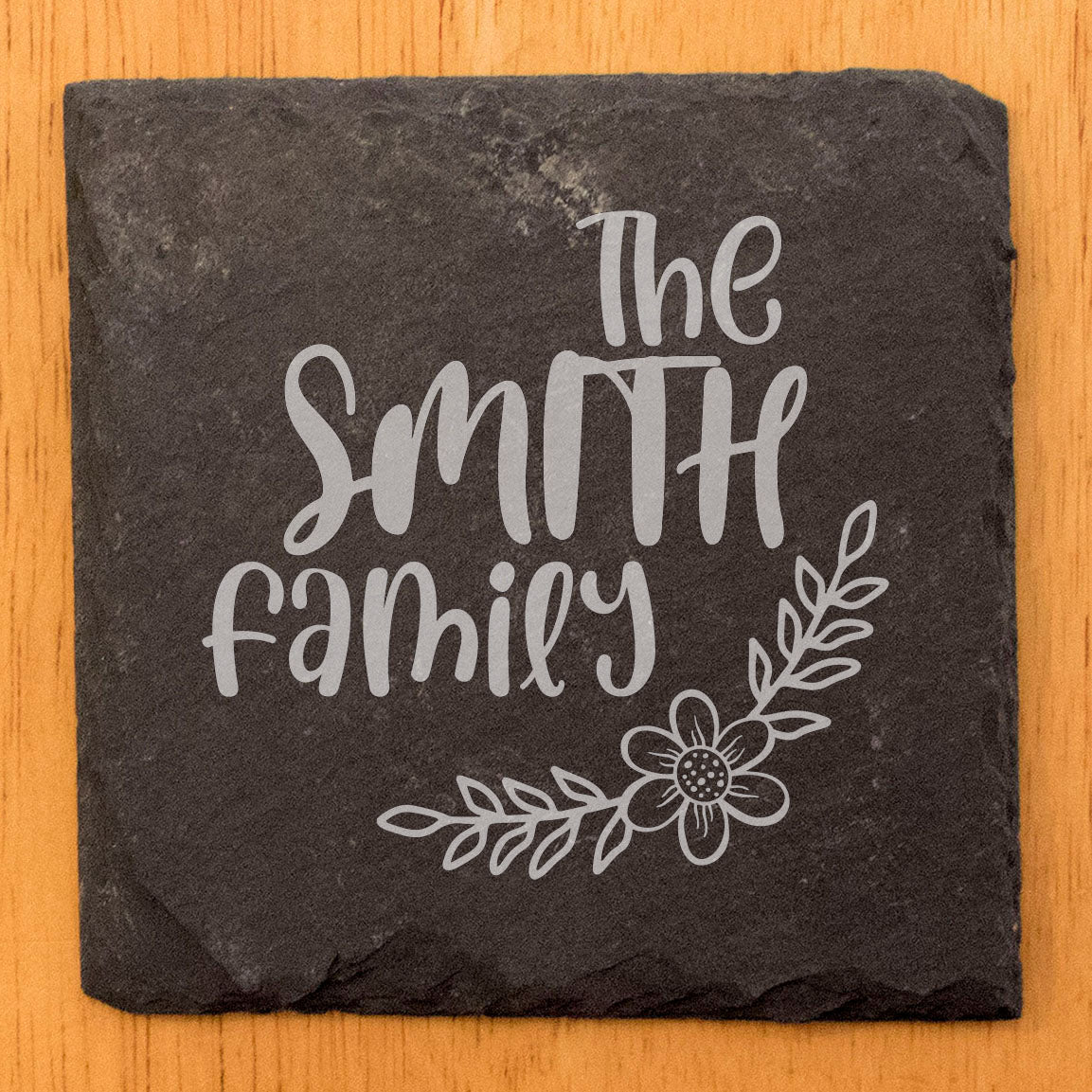 Personalized Monogram Coasters, Natural Slate Stone Coaster Set, Birthday, Wedding Or Anniversary Gift, Customized Rustic Coasters, Drink Coasters