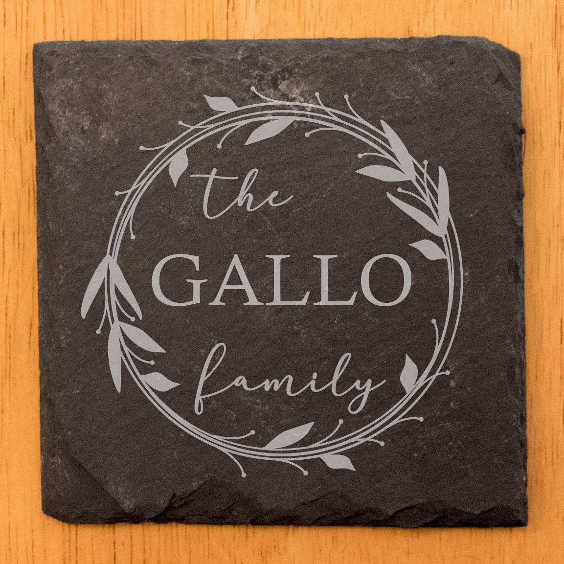 Personalized Monogram Coasters, Natural Slate Stone Coaster Set, Birthday, Wedding Or Anniversary Gift, Customized Rustic Coasters, Drink Coasters