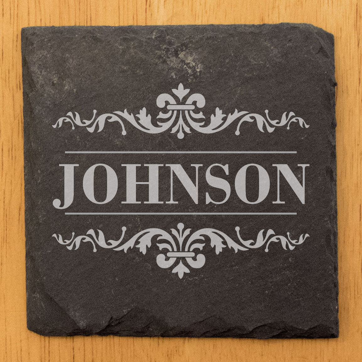 Personalized Monogram Coasters, Natural Slate Stone Coaster Set, Birthday, Wedding Or Anniversary Gift, Customized Rustic Coasters, Drink Coasters