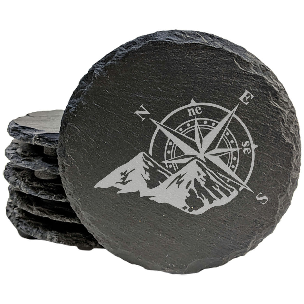 Find Your Path: Mountain & Compass Coasters for Adventure Seekers