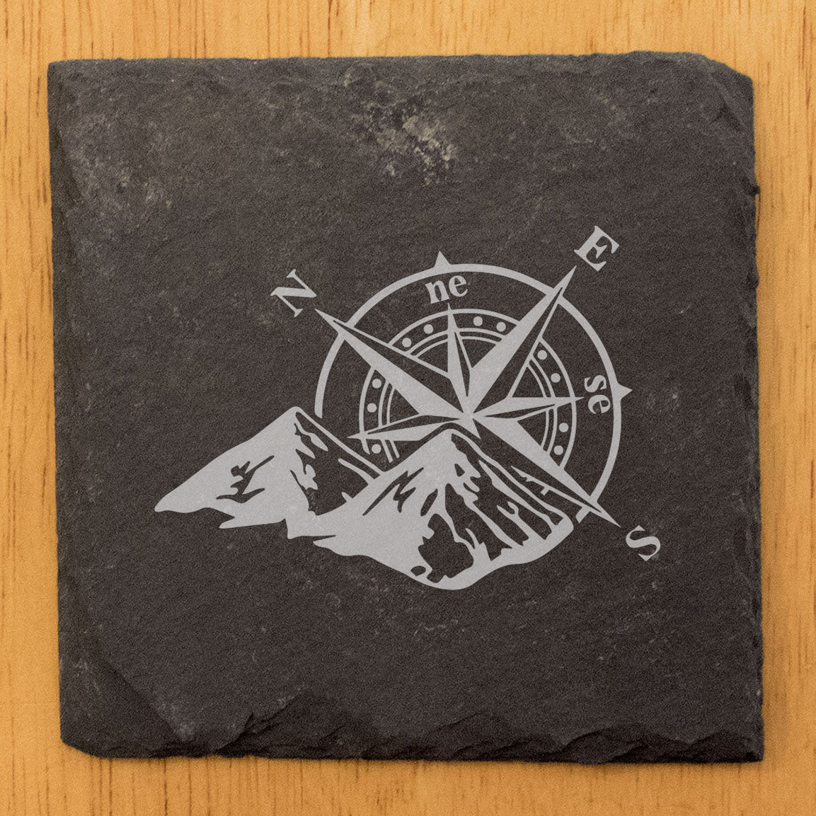 Find Your Path: Mountain & Compass Coasters for Adventure Seekers