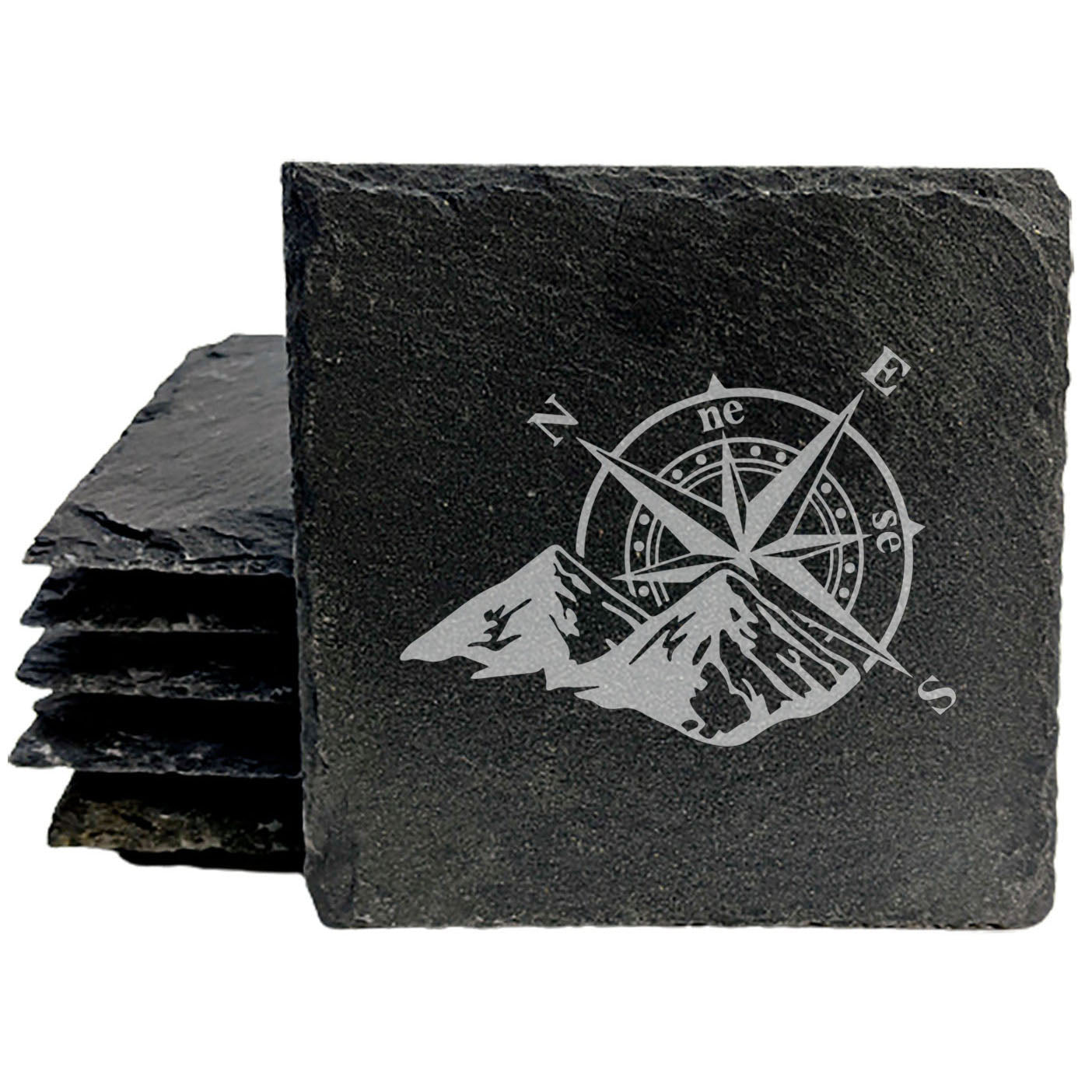 Find Your Path: Mountain & Compass Coasters for Adventure Seekers