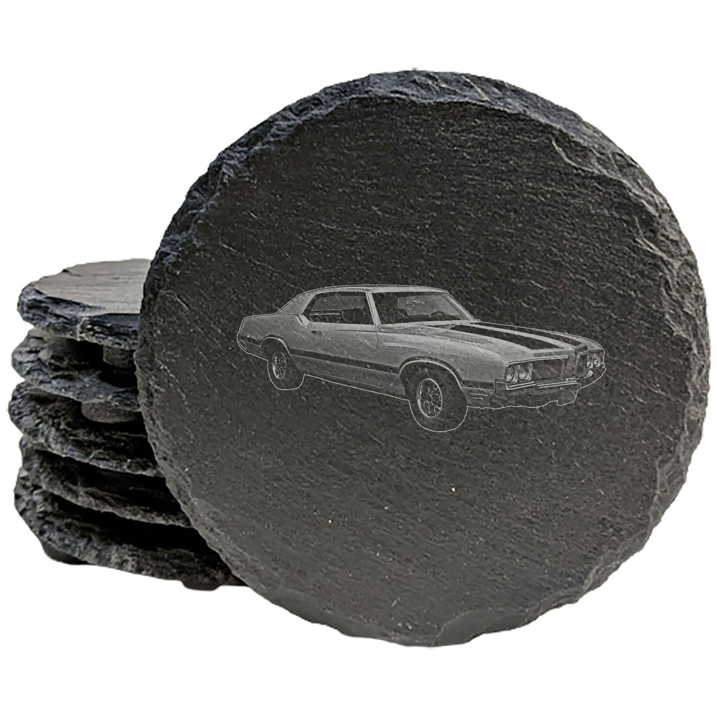 Classic Muscle on Your Coffee Table: Vintage 1970 Olds Cutlass Coasters