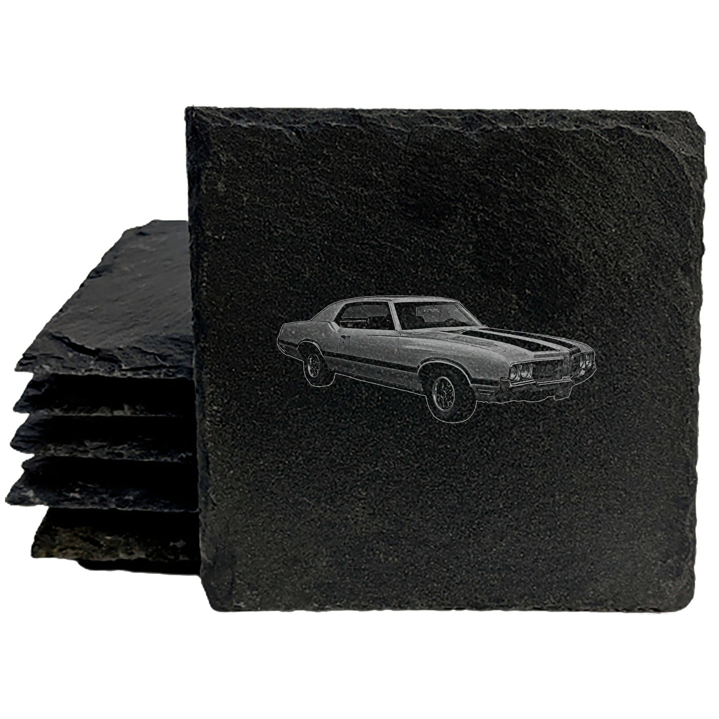 Classic Muscle on Your Coffee Table: Vintage 1970 Olds Cutlass Coasters