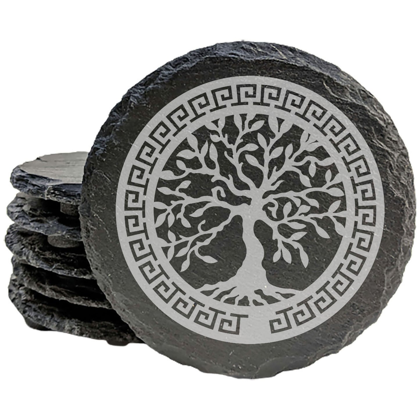A Touch of the Med: Olive Tree & Celtic Knot Coasters