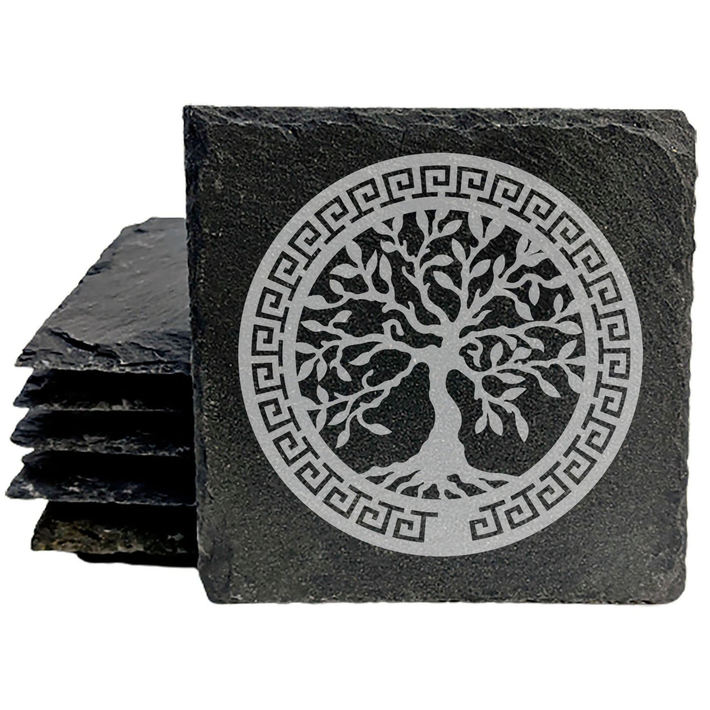 A Touch of the Med: Olive Tree & Celtic Knot Coasters