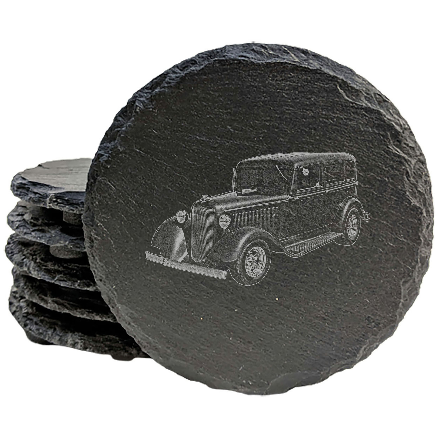 A Timeless Ride: 1933 Plymouth 4 Door Sedan Coasters with Vintage Charm