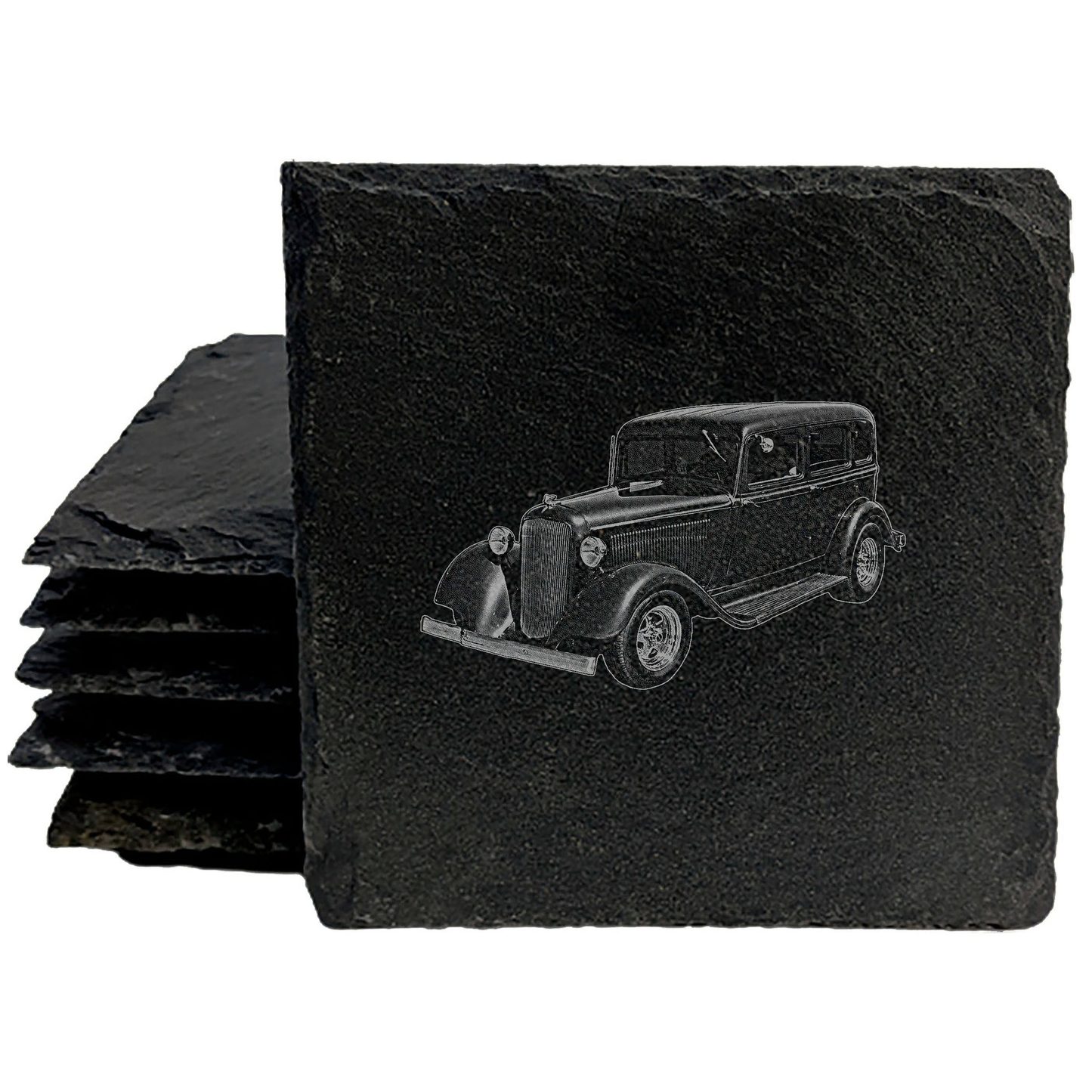 A Timeless Ride: 1933 Plymouth 4 Door Sedan Coasters with Vintage Charm