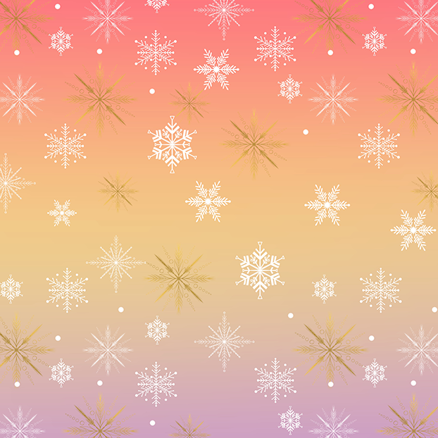 Red/Yellow/Purple Snowflakes